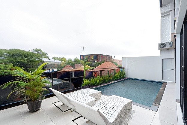 The Lavana Chicago Seminyak Loft 360 (3 Bedroom with Private Pool & Breakfast)