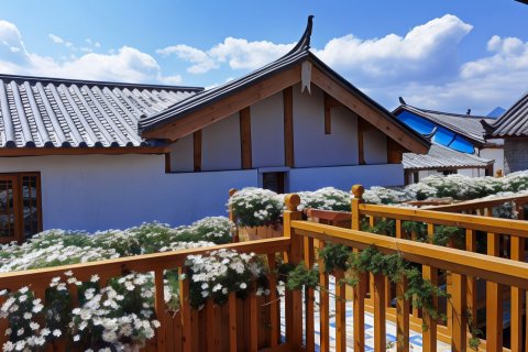 红花会馆客栈(古城私人花园店)