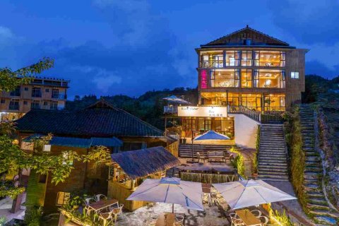 龙脊水稻田头民宿