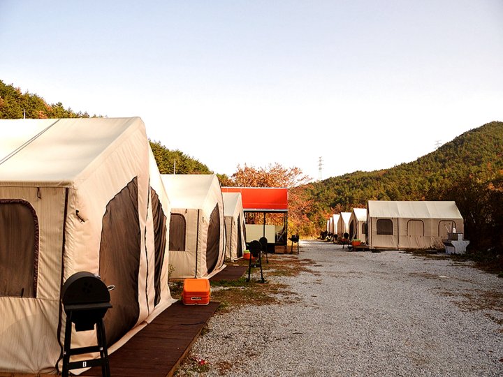 江陵市Joomunjin露营住宿(Joomunjin Glamping House Gangneung)