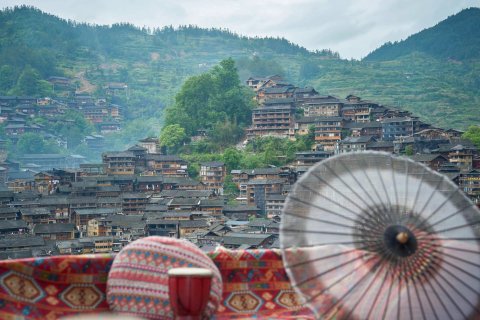 嘎百福客栈(西江千户苗寨观景台店)