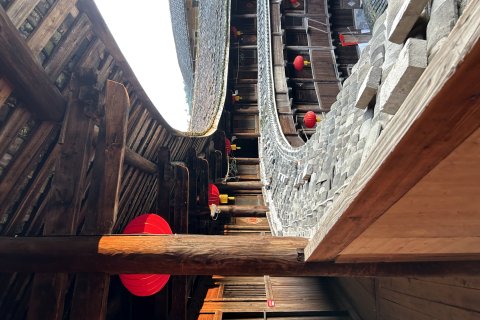 龙岩初溪土楼余庆楼客栈