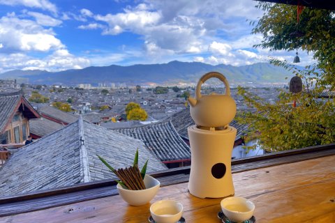 丽江真美狮山观景客栈(四方街大水车店)