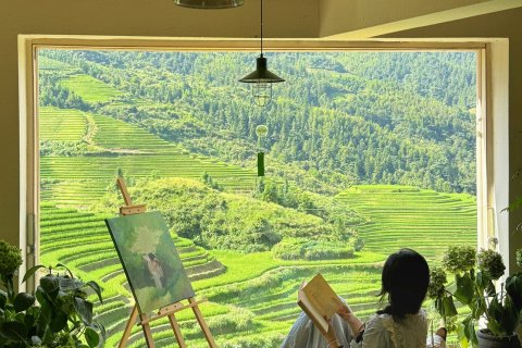 云雅·琴栖空中花园全景民宿(龙脊梯田金坑大寨店)