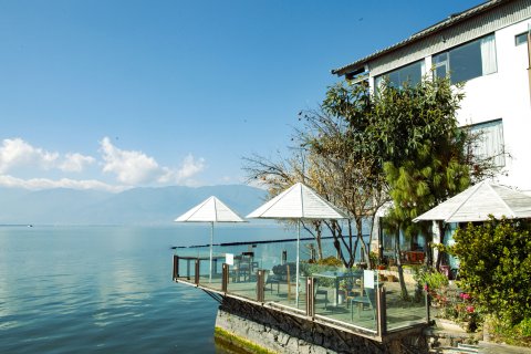 大理双廊风景区弓江岛海景客栈
