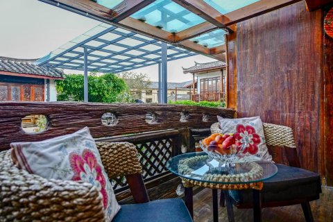 花筑·阳光三地丨Cloud天空之境·落日晚霞观景美宿(束河古镇店)