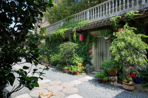 落花老屋·江南园林静谧庭院中式府址园林美宿(南浔古镇店)