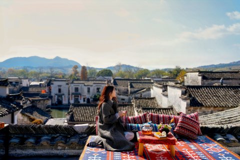 宏村木画说观景民宿(月沼店)