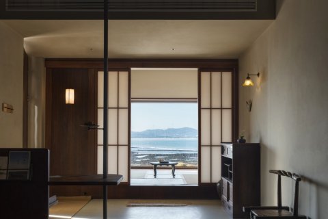 平潭岛越寂岚厝·日落沙滩海景民宿