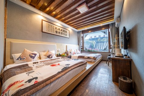 丽江忆梦尘风雪山观景客栈