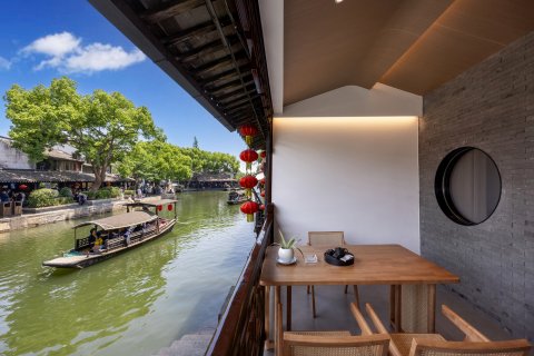 御雅轩・180°亲河・设计师美学｜全景度假民宿(西塘店)