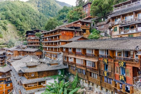 西江观景台传说高空全景度假美宿客栈