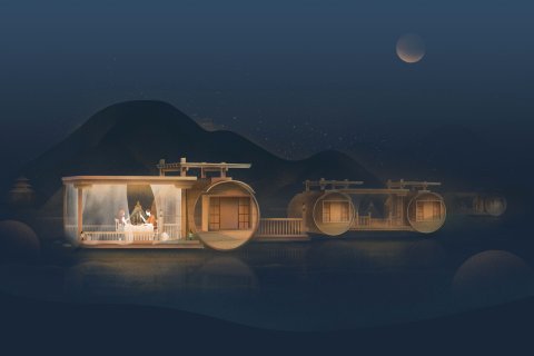 九如山红颜容木桶酒店