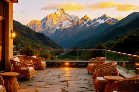 初见·小筑Villa半山全景别院(四姑娘山店)