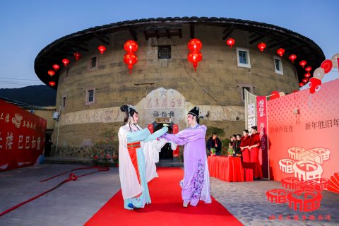 茶人小站3福谦楼1906土楼民宿