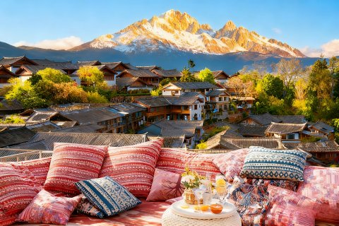 丽江遇嘉人·白马轻奢度假雪山观景民宿(古城狮子山店)