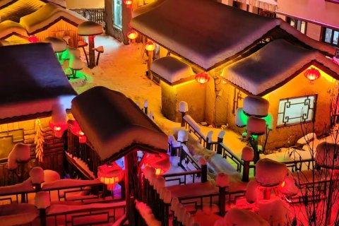 雾淞雪意｜Snow•Trip松下秘语度假观景别院(二浪河店)