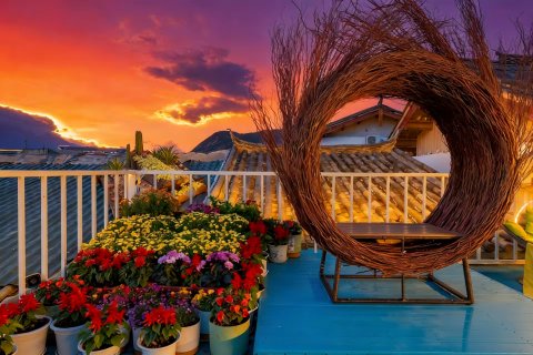 丽江古道烟雨客栈(丽江古城大水车店)