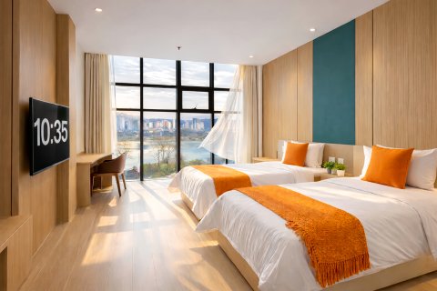 江景·国际WOMENSMOVIEWOWMOVEWOWROMANDM设计酒店(石泉县古城店)