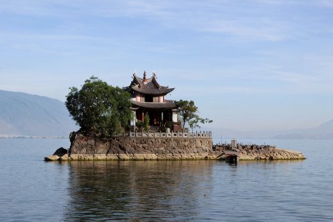 汐下月上·露台观海丨拍照出片·270°全海景美宿(大理洱海店)