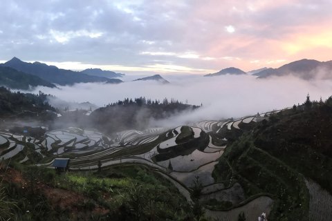 从江加榜梯田田之缘景观山庄