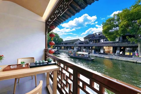 御雅轩・180°亲河・设计师美学｜全景度假民宿(西塘店)