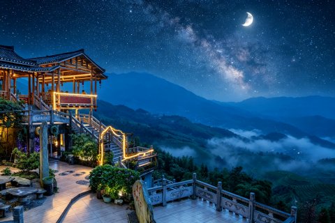 龙脊之巅·全景楼|云海日出观景民宿(龙脊梯田观景台店)