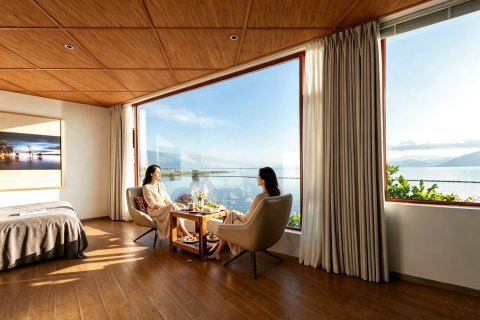 山水青居·山海美学|露台花园·日出霞光海景美宿(洱海s湾廊道店)