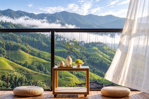 云雅·琴栖A Cloud Sonate空中花园全景民宿(龙脊梯田金坑大寨店)