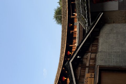 龙岩初溪土楼余庆楼客栈