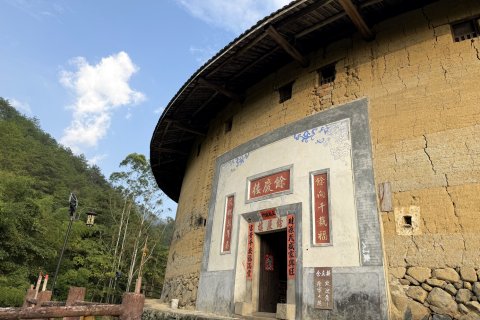 龙岩初溪土楼余庆楼客栈